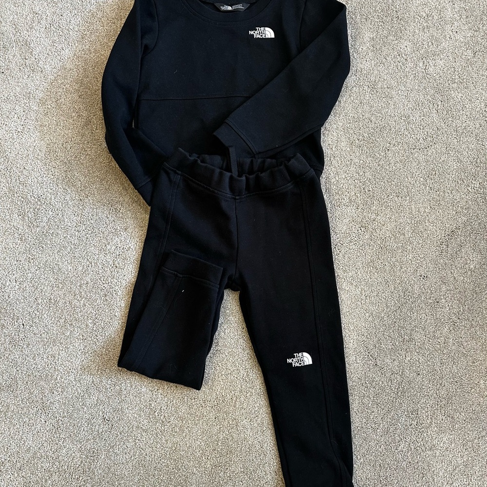 The North Face Kids Black Base Layer Set